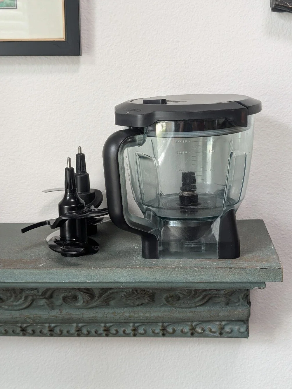 Ninja Blender Processor Bowl 64oz w/ Lid, Chopping Blade & Dough Paddle Blade